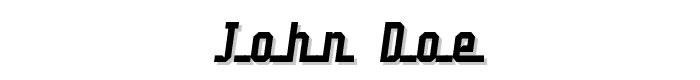John Doe font